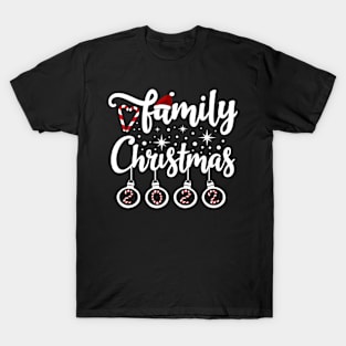 Family Christmas 2022 Matching Group Lights Xmas Men Women T-Shirt